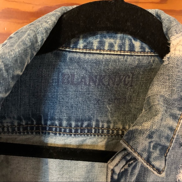 Blank NYC distressed Denim Jacket - Picture 8 of 8